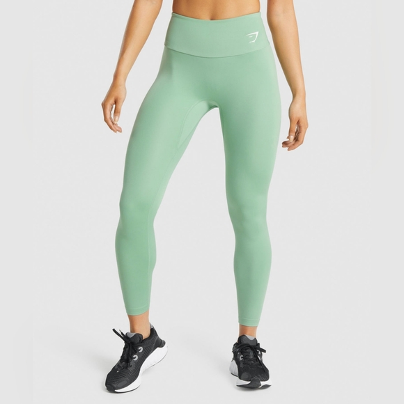 Gymshark Pants - Green Gymshark Training Leggings M